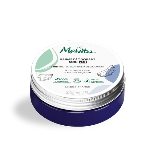 Agrandir la vue1/4 de Baume déodorant soin 24H 50 g | Melvita
